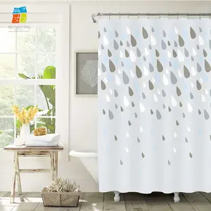 Gute verkauf design printed peva duschvorhang kunststoff vorhang