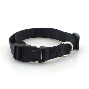 Collar de perro de nailon de imitación ajustable con logotipo personalizado al por mayor, collar de perro de nailon en blanco duradero, Correa surtida - Product Image 4