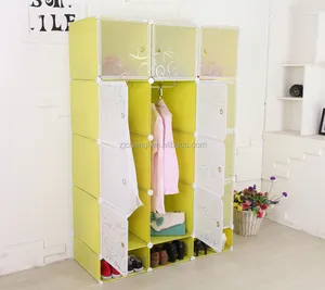 Nieuwe Plastic Closet Garderobe Kleding Kast Grijpende Cube Organizer TM-608