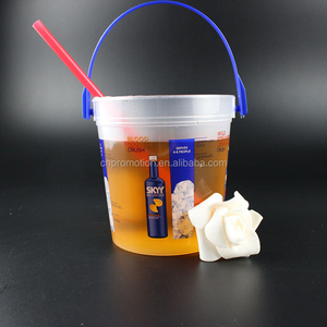 32Oz Herbruikbare Punch Bowls Plastic Tiki Cocktail Rum Emmers Met Handvat Voor Drankjes - Product Image 2