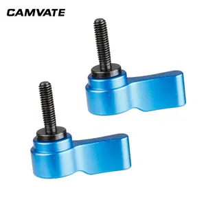 CAMVATE hợp kim nhôm M4 Nam Chủ Đề Ngón Tay Cái vít Ratchet Wingnut (MỘT Cặp)