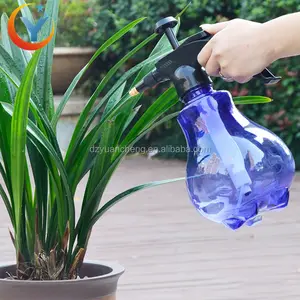 Semprotan tekanan 2L, 1,5 l semprotan plastik Manual dengan nozel tembaga untuk rumah digunakan botol semprot semprotan Taman