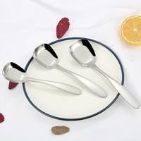304 Edelstahl Korean Flat Spoon Rice Scoop