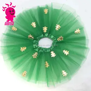 Top Koop 3 layer Meisjes Kerst Tutu Goedkope Groothandel ballet Kids dance Tutu