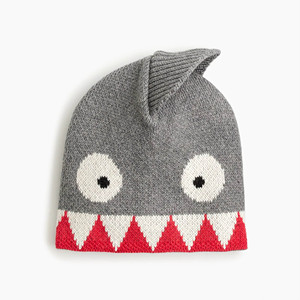 <span class=keywords><strong>Ensemble</strong></span> de <span class=keywords><strong>bonnet</strong></span> tricoté en jacquard avec motif de requin en coton, nylon et laine, 60/30/10 - Product Image 2