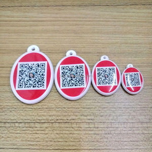 Phổ Biến Nhất Được Quét Mã QR Keychain OEM Giá Rẻ Tùy Chỉnh Acrylic/Nhựa/Vòng Chìa Khóa Trong Suốt Với Logo Của Riêng Bạn - Product Image 3