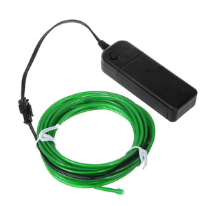 2016 Hotsale Neon rgb Glowing Elettroluminescente Wire (el Wire) per la decorazione Di Natale - Product Image 4
