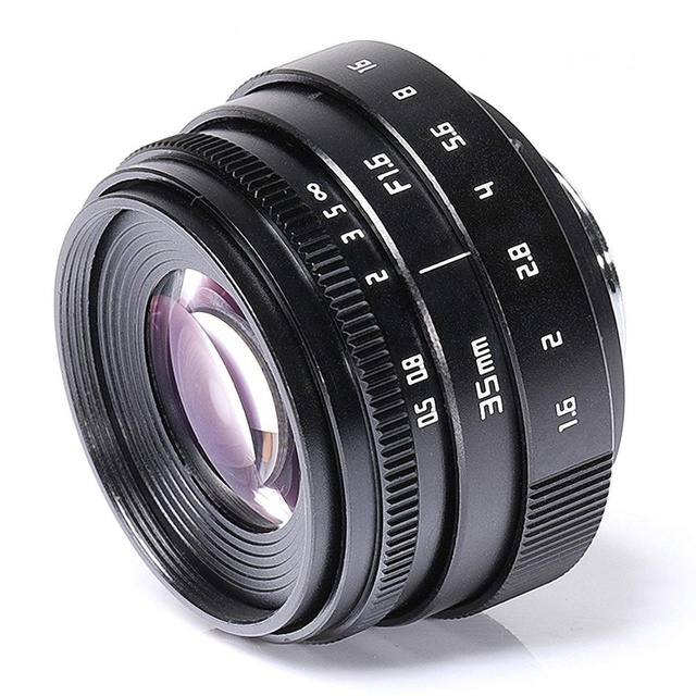 35mm F1.6 APS-C Television TV Lens/CCTV Lens for 16mm C Mount Camera