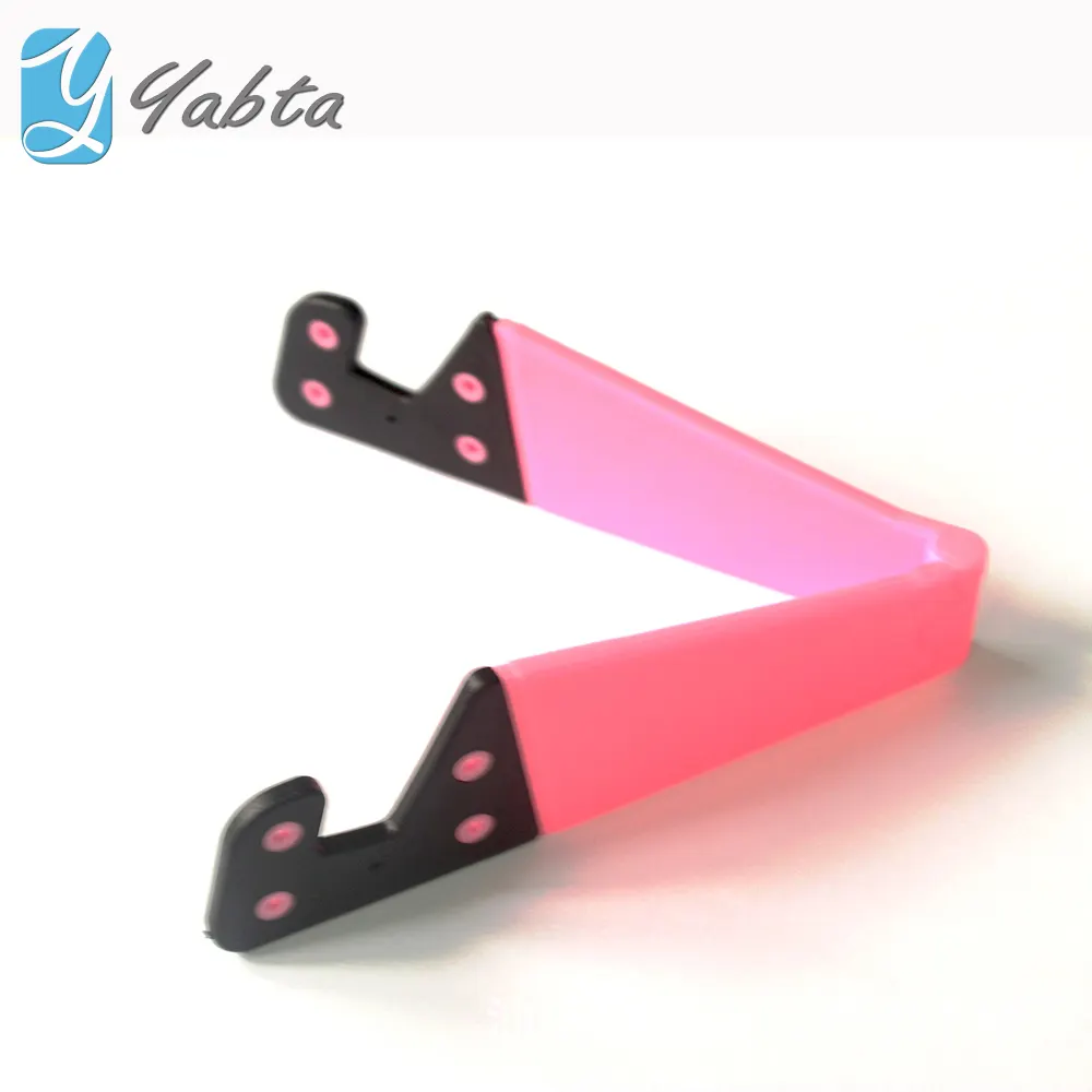 Colorful mobile phone support Mini V shape lazy foldable cell phone holder