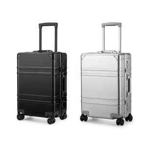 Алюминиевые металлические листья King Hand Travelmate Private Label тележка Carryon багаж 24 "Valigia чемодан с Tsa замок