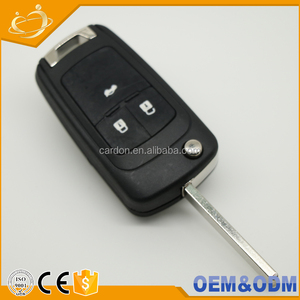 Service de réparation 3 boutons plat lame à distance flip clé blanc cas pour Buick Cruze - Product Image 2