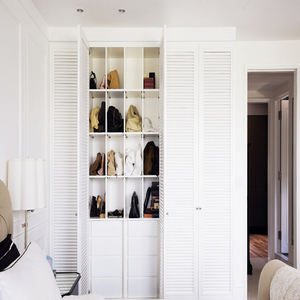 Coiffeuse personnalisée en bois, style cabine à marié - Product Image 4