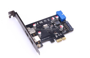 Nuevos productos 2016 adaptador de tarjeta riser <span class=keywords><strong>pci</strong></span> a <span class=keywords><strong>pci</strong></span>-e <span class=keywords><strong>usb3</strong></span>.0 - Product Image 2