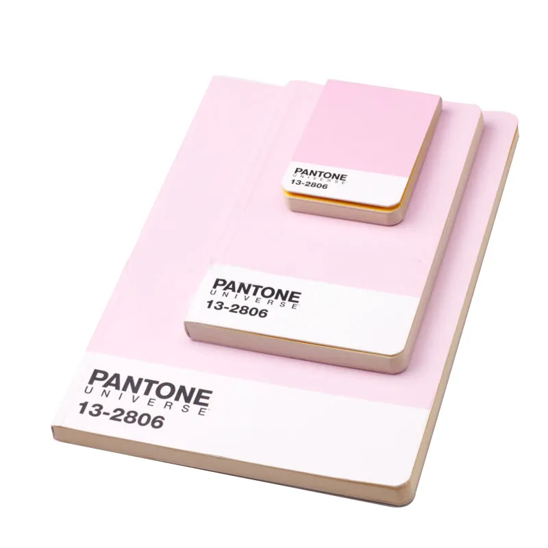 LABONカスタム印刷ピンクの日常生活日記A5ソフトカバー接着剤綴じメモ帳ノートブック