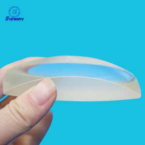 Convexo de lente esférica de sílica uv, menisco convexo <span class=keywords><strong>bi</strong></span> convexo de silica com 12mm
