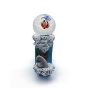 Globe à neige d'animaux marins artificiels, décoration d'<span class=keywords><strong>aquarium</strong></span> en résine sur le thème <span class=keywords><strong>de</strong></span> l'océan, ornement <span class=keywords><strong>de</strong></span> bureau artistique fait à la main, souvenir <span class=keywords><strong>de</strong></span> voyage, cadeau - Product Image 3