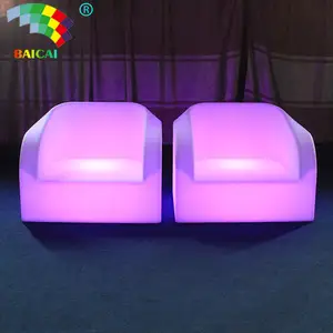 Heißer Verkauf Led Sofa Stuhl Licht Up Sofa Möbel Nacht Club Led Sofa