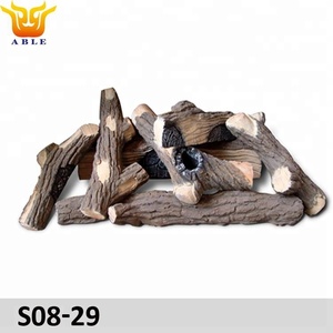 Estufa de fuego de <span class=keywords><strong>chimenea</strong></span> de madera <span class=keywords><strong>falsa</strong></span>, accesorio de decoración de <span class=keywords><strong>chimenea</strong></span> de gas, aspecto clásico real - Product Image 2