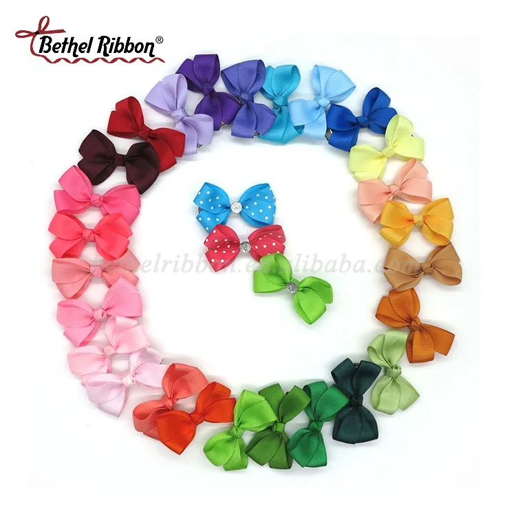 2.5 Inch Ribbon Fancy Adult Hair Bow With Clip