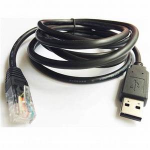 Câble console FTDI <span class=keywords><strong>USB</strong></span> vers <span class=keywords><strong>RJ45</strong></span> RS232 de 1,8 m pour ordinateur, imprimante, lecteur de codes-barres - Câble Rollover Cisc - Product Image 2