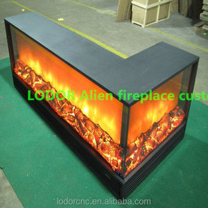 1066mm o chimenea eléctrica artificial personalizada de 2 lados o 3 lados o 4 lados con llama Led - Product Image 6