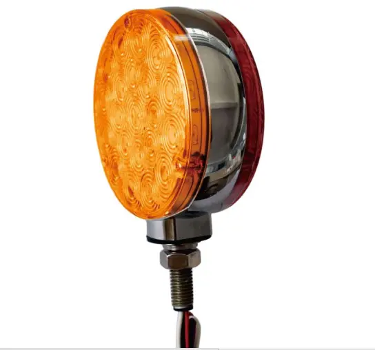 Marqueur double face à LED, lumière latérale pour camion, approuvé DOT, 12V, 2 pièces