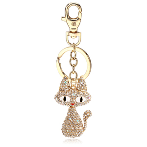 Ali Baba com cristal gato llavero USB barato llavero aleación mental Custom <span class=keywords><strong>Jordan</strong></span> llavero - Product Image 3