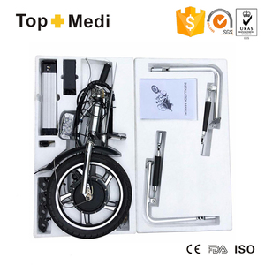 Tricycle fauteuil roulant vélos à main Scooters pour <span class=keywords><strong>handicapés</strong></span> fournitures de thérapie de rééducation pour personnes âgées <span class=keywords><strong>handicapés</strong></span> alliage d'aluminium de qualité supérieure - Product Image 2