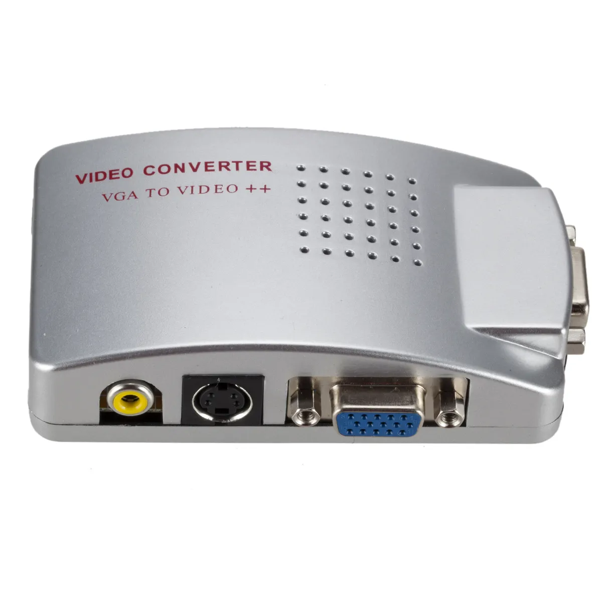 Universal NTSC Sobat VGA Ke TV AV RCA Sinyal USB Converter Video Switch Box Komposit untuk Komputer Laptop PC