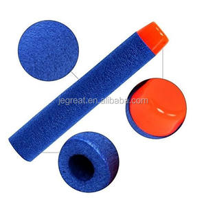 10 pièces/sac 7.2*1.3cm EVA mousse souple recharge fléchettes pour enfant jouet pistolet - Product Image 1