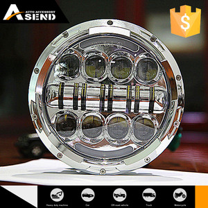 Date! haute puissance LED 80 W OS Allemagne puce 7 pouces <span class=keywords><strong>blanc</strong></span>/jaune <span class=keywords><strong>angel</strong></span> eye phare avec DRL <span class=keywords><strong>de</strong></span> Guangzhou ASEND. - Product Image 1