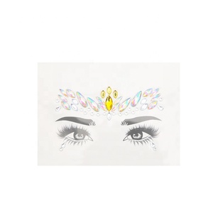 Gemas brillantes para <span class=keywords><strong>cara</strong></span> y ojos, adornos para Halloween, <span class=keywords><strong>diamantes</strong></span> de imitación - Product Image 1