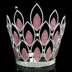 Tall Red Stone Large Miss Princess Crown