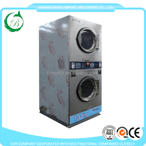 LPG, khí đốt, điện, hơi nước sưởi ấm giặt xếp chồng lên nhau máy giặt và máy sấy - Product Image 3