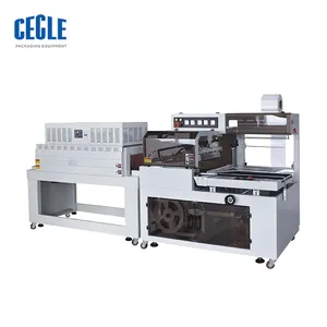 High speed heat film shrinkage shorts window shrink wrapping machine with shrinking tunnel,thermo-shrink packing machine