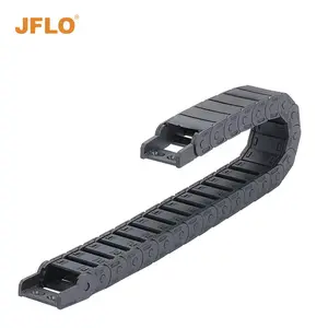 JFLO 15*20 yarım yakın cnc plastik kablo zinciri sürükle kablo taşıyıcı zinciri