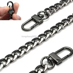 Chain Bag Straps Metal DIY Strap Bag Accessories Parts Stainless Steel Crossbody Bag Replacement Long Belts