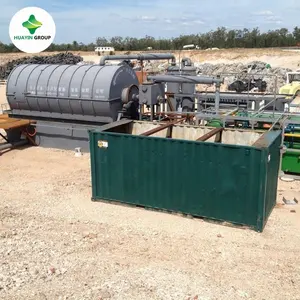 Waste tyre /plastic recycling to oil / carbon black pyrolysis machine for sale