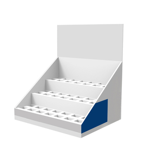 纸材料商店桌子设计纸板柜台展示架超市促销 - Product Image 1
