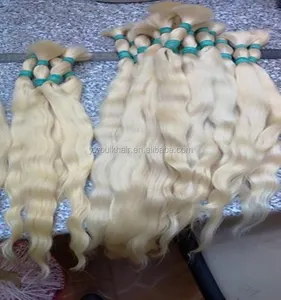 Hot sale 3000kgs sale per month unprocessed brazilian/peruvian/indian human hair bulk factory direct sell