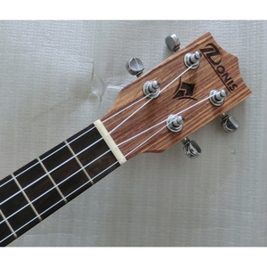 Instruments de musique personnalisés OEM 24 pouces, dos et côtés en bois massif en épicéa de zèbre et ukulele - Product Image 4
