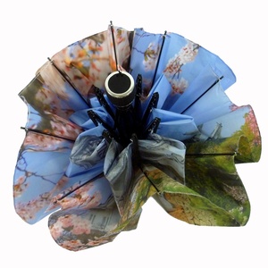 <span class=keywords><strong>Parapluie</strong></span> compact personnalisé avec photo numérique de patte de chat ou de <span class=keywords><strong>chien</strong></span>, empreinte digitale, manuel, pongee - Product Image 4