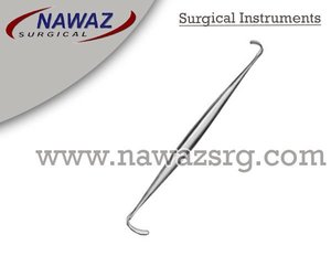 เครื่องมือถ่างผิวหนังแบบสองด้าน Ragnell-Davis Hooklet Retractor ขนาด 14 ซม. ทำจากเหล็กกล้าไร้สนิม สำหรับศัลยกรรมพลาสติก หู คอ จมูก และศัลยกรรมทั่วไป - Product Image 2