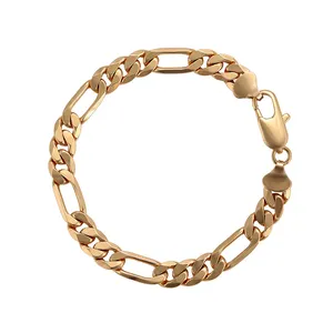 76093 xuping no stone fashion chain 18K gold color elegant gold planted bracelet