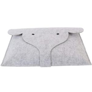 13.3 Inch Lightweight Book case , Elephant Shape Felt <strong>Laptop</strong> Sleeve case with Lined and <strong>Pouch</strong> - Product Image 3