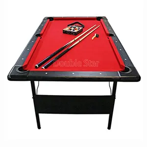 Pabrik Penjualan Langsung Indoor Rumah Billiard Snooker 6Ft Lipat Portable Meja Kolam Renang