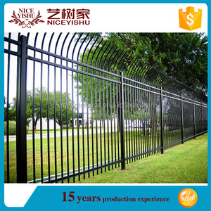 Yishu metal producto utilizado <span class=keywords><strong>valla</strong></span> <span class=keywords><strong>de</strong></span> hierro forjado jardín fene, Postes <span class=keywords><strong>de</strong></span> la cerca <span class=keywords><strong>de</strong></span> acero cuadrado negro - Product Image 1