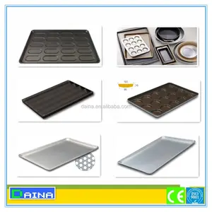 Bandeja para hornear Mini molde para pasteles/moldes de acero inoxidable/perforado/molde para hornear pasteles