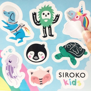 Per I Bambini Su Misura Disegni Assortiti <span class=keywords><strong>Bacio</strong></span> Impermeabile Adesivi Tagliati su Fogli - Product Image 2