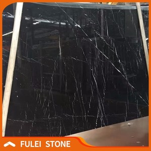 Moderne noir nero marquina marbre escalier étape marches <span class=keywords><strong>et</strong></span> contremarches - Product Image 6